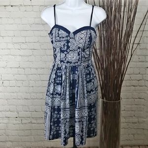 SOLD-Band of Gypsies Bustier Fit & Flare Dress